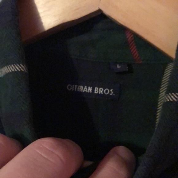 Gitman Brothers Multicolor Plaid Flannel Shirt Mens Large L - Picture 16 of 16